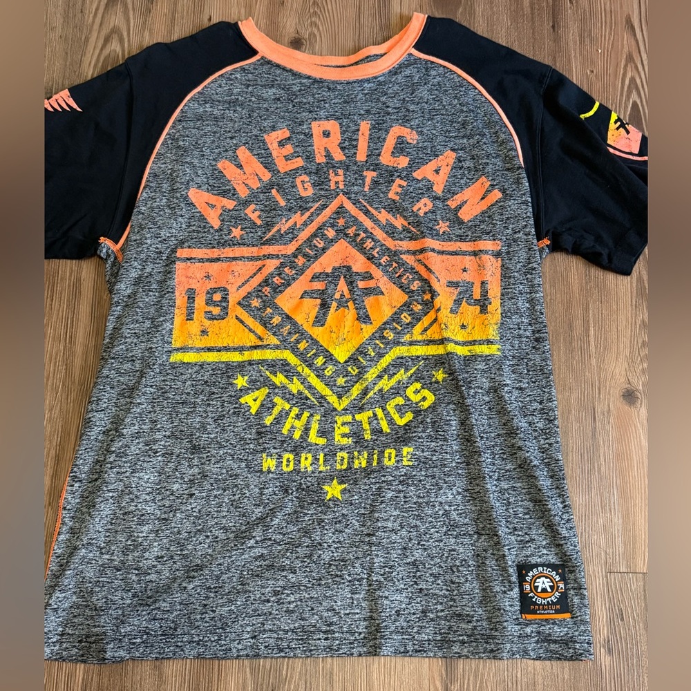 American Fighter T-Shirt Short Sleeve Mens Size Large